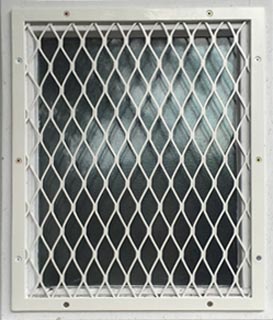 diamond security mesh grille